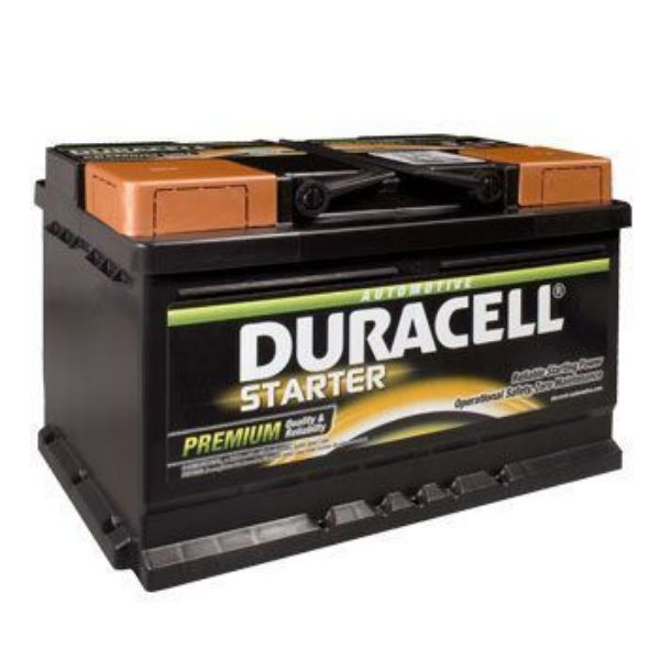 DURACELL 668 12v 80AH 700cca  RHP Car Battery