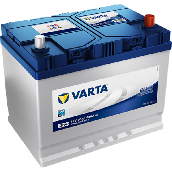 Varta Car Battery, E23, e23 battery, 639, 639 battery, 12v 70ah, 639 Car Battery