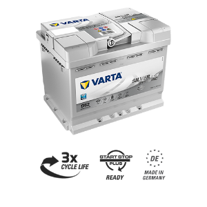 Varta AGM Car Battery, D52, 646, D52 battery, 646 Car Battery