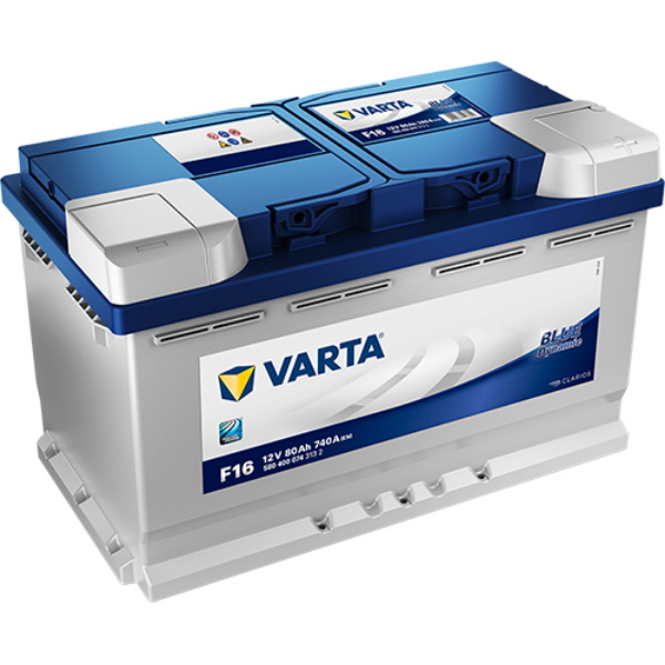 Varta Car Battery, F16, f16 battery, 668, 12v 80ah, 668 Car Battery