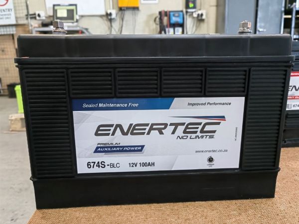 Picture of Enertec 674S Blue, 12v 100ah 800cca