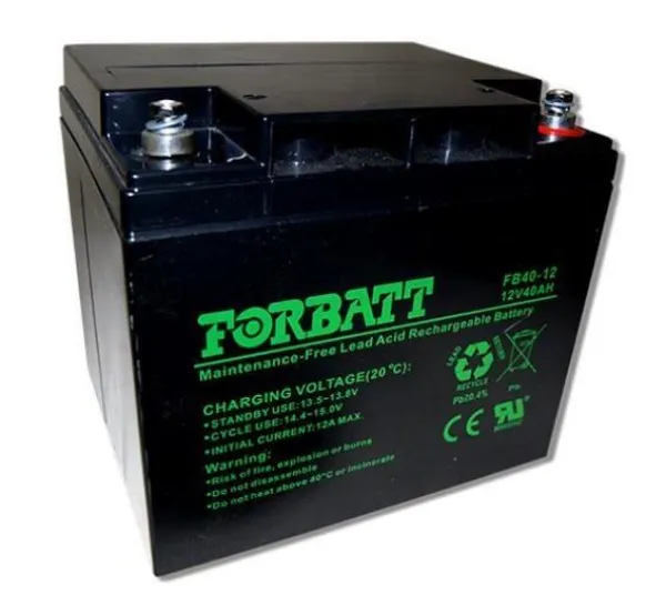 Picture of Forbatt  AGM 12v 40Ah Sealed Lead Acid Battery