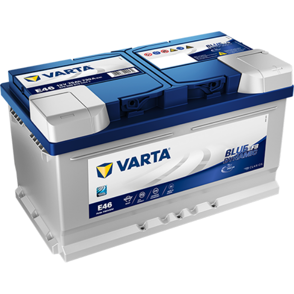 Varta Car Battery, E46, e46 battery, 668, 668 efb, 12v 75ah, 668 EFB Battery