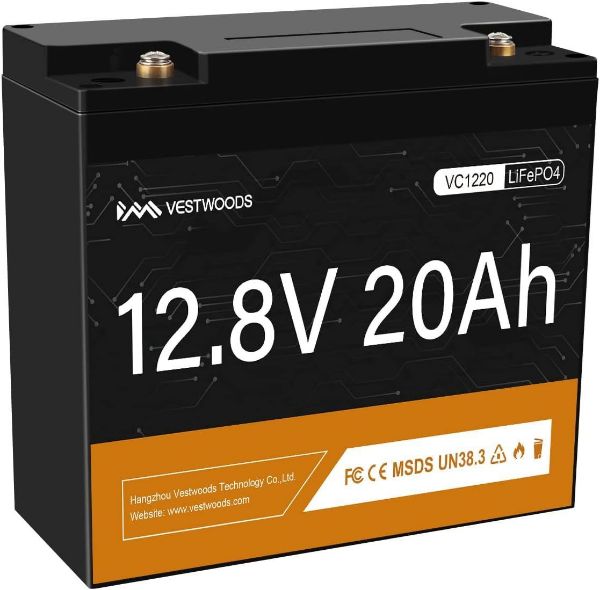 Picture of Vestwoods VC1220  12.8v,  20Ah Lithium-ion Battery