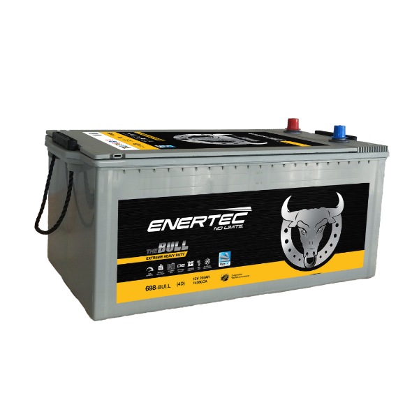 Picture of Enertec 690SHC/698 Bull, 12v, 205ah, 1400cca RHP Truck Battery