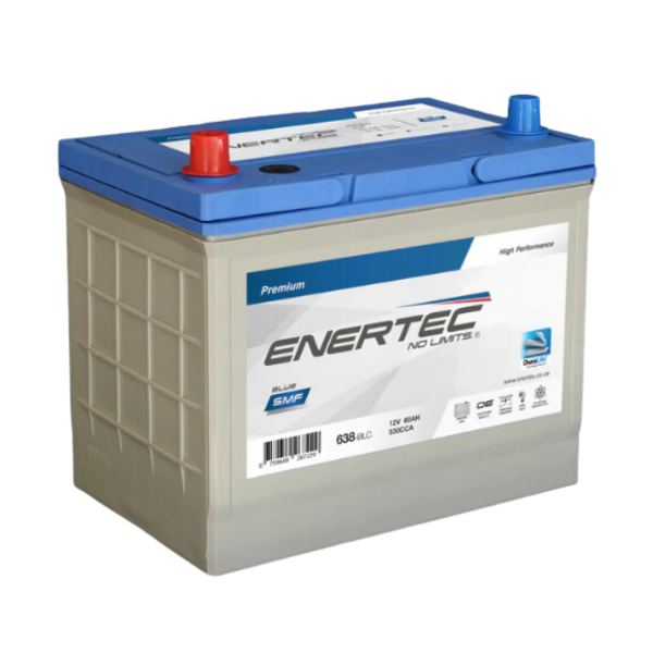 Enertec Blue 638, 638, 638 battery, 12v 60ah, 12v 60ah 500cca