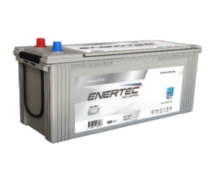  Enertec Silver 686, 12v 140ah 950cca, 12v 140ah 1025cca truck battery, left hand positive