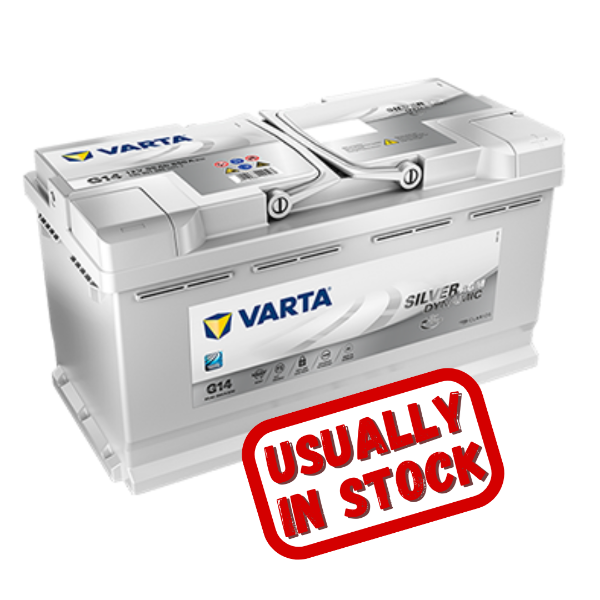 varta, G14, g14 battery, 658 agm, 12v 95ah, 658 Battery