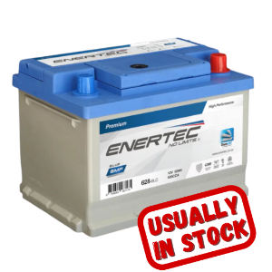 	Enertec Blue 628 Car Battery, 628, 628 battery, 12v 50ah, 12v 50ah 520cca