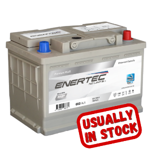 Enertec Silver 652HC, car battery, 12v 74ah 750cca, 12v battery, 74Ah battery, 750CCA, RHP car battery