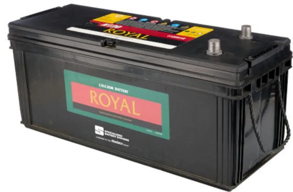 Picture of ROYAL Calcium N120 12v 120Ah 800cca, Semi sealed maintenance free lead acid battery.