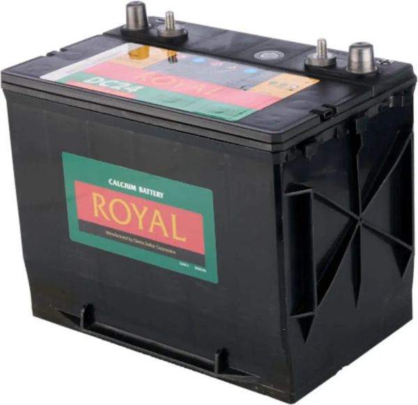 Picture of ROYAL Calcium DC24  12v 70ah 620CCA Deep Cycle Dual Terminal Leisure Battery.